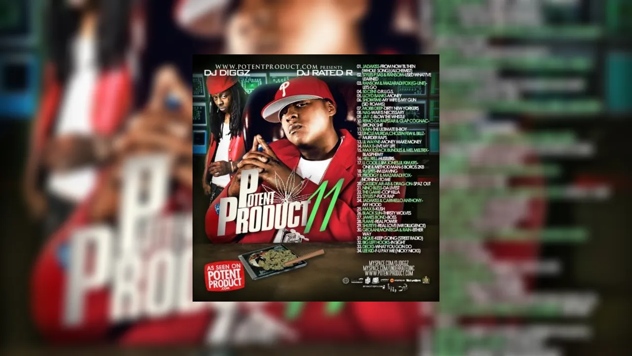 Potent Product 11 Mixtape Hosted By DJ Diggz, DJ Rated R